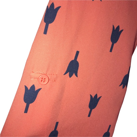 Pomelo Stitch Fix Blouse Top Tulip Print Blouse V Neck Size XS - Picture 4 of 6